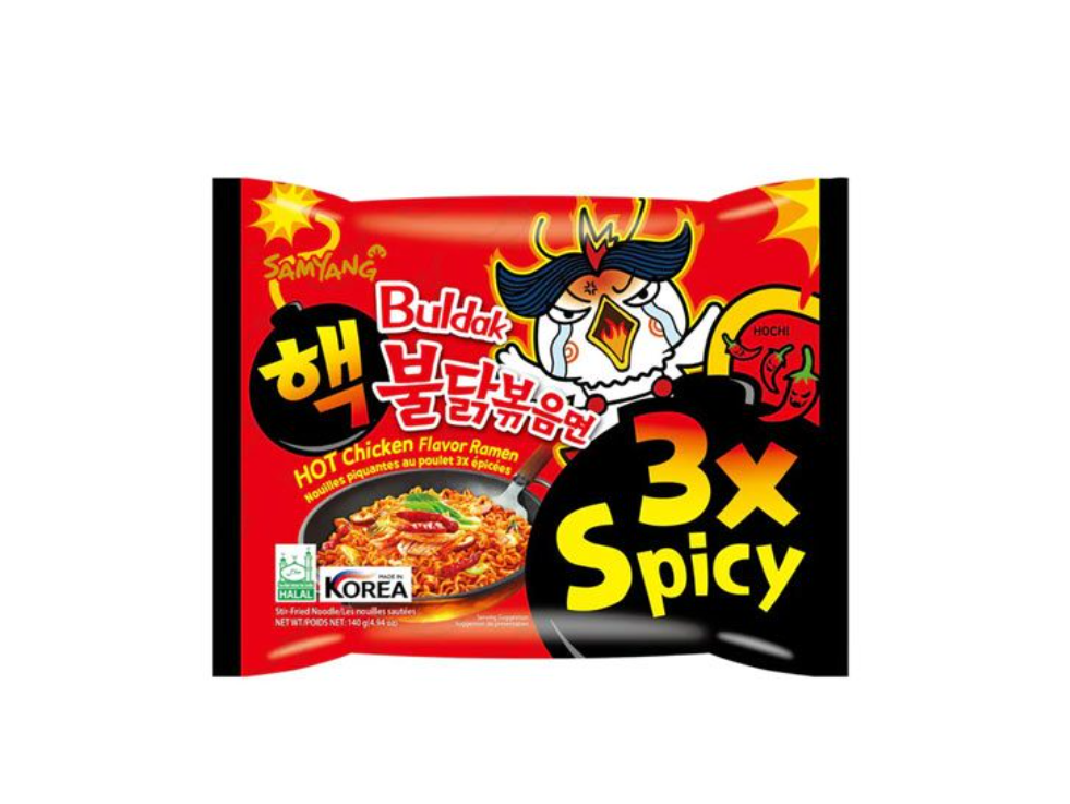 Billede af Samyang Buldak Hot Chicken Ramen 3x Spicy 140 g.