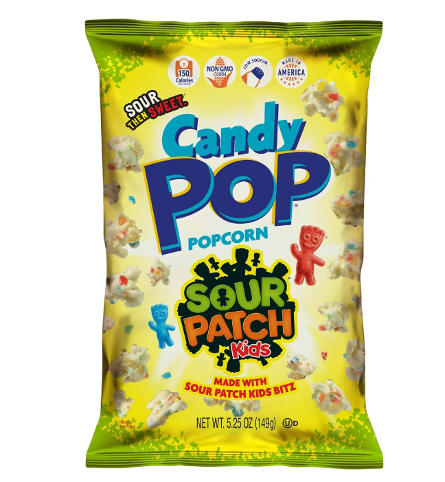 Billede af candy pop popcorn sour patch kids 149g