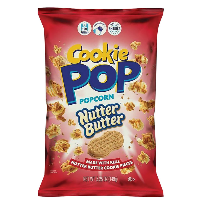 Billede af cookie pop popcorn nutter butter 149g