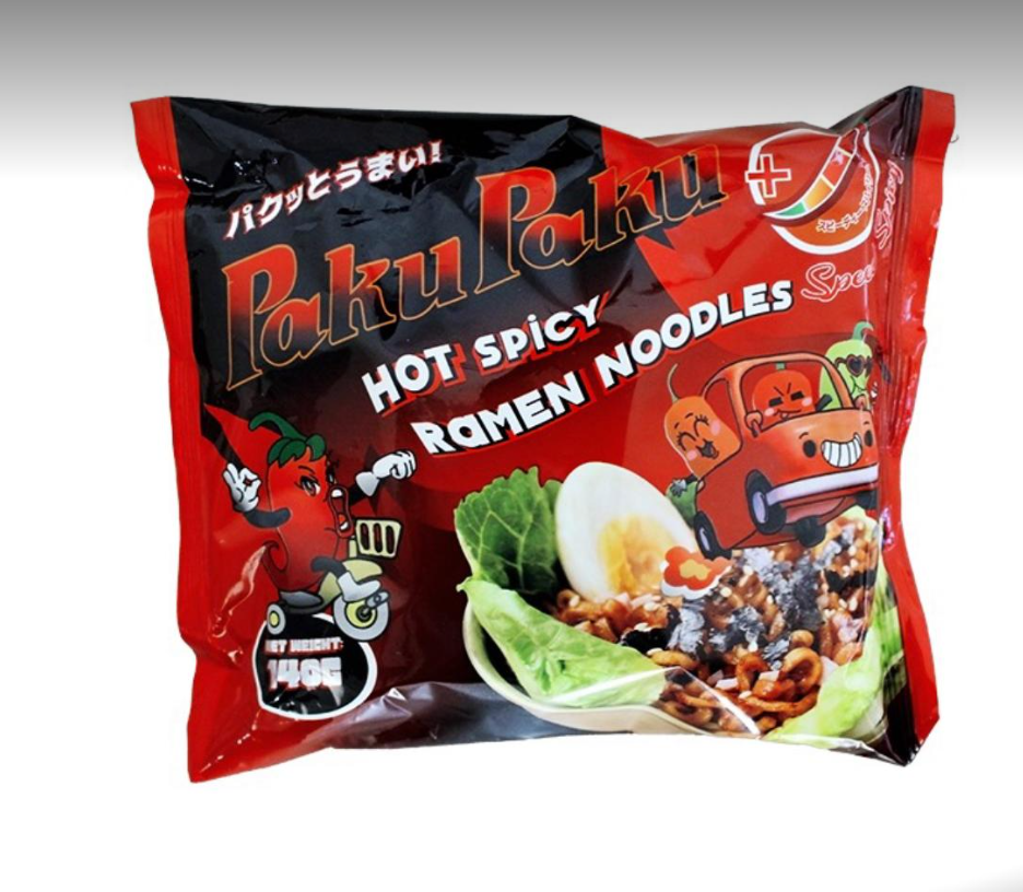Billede af paku paku hot spicy ramen noodles (spead spicy)