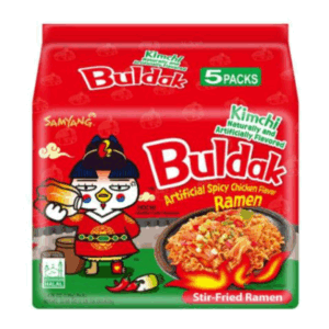 5-pak Hot Chicken Buldak Ramen Kimchi 5x135g Samyang